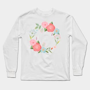 Floral wreath Long Sleeve T-Shirt